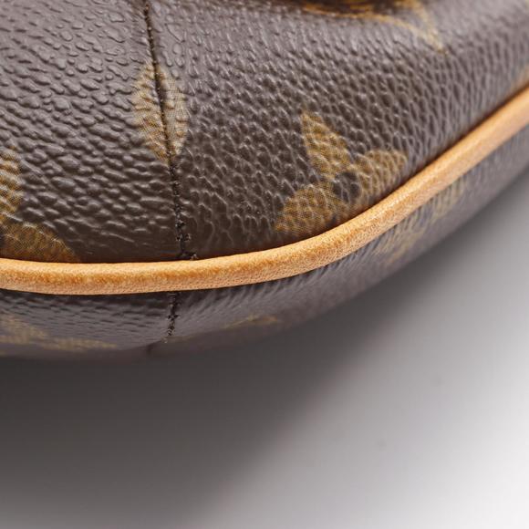 LOUIS VUITTON Authentic Brown Monogram Leather Shoulder Bag - Picture 7 of 10